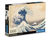 Clementoni Collection-Museum La Grande Onda Di Hok. -1000 Pezzi Adulti, Arte, Puzzle Quadri, Dipinti Famosi, Made In Italy, Multicolore, 39707