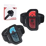 Confezione da 2 cinghie per gambe compatibili con Nintendo Switch Sports Soccer/Ring Fit Adventure, regolabili e traspiranti, compatibili con Switch OLED/Switch, per adulti