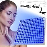 Solarium per la Casa,45W Lampade Abbronzanti Lampada Abbronzante Pieghevole con 225 LEDs,Solarium Viso Lampade Abbronzanti Lampada,con Supporto Regolabile,Ganci Sospesi e Occhiali Protettivi