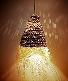 Generico Lampadario In Paglia Naturale Sospensione Marocco Handmade Decor 2403211005, MU2403211005