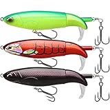 Truscend Fishing Bass Lures Multi snodato Topwater Life-Like Trout Swimbait Duro Crankbaits, Rainbow