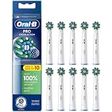 Oral-B Pro CrossAction Ricambi per Spazzolino Elettrico, Confezione da 10 Testine, Bianco - Originali