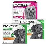 FRONTLINE Combo & TriAct, Antiparassitario Cani, 12 Pipette, Cane Taglia (2-5 Kg), Maxi Formato, Per una protezione lunga 12 mesi