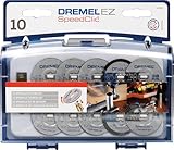 Dremel 2615S690JA EZ SpeedClic Set di Accessori, 10 Dischi da Taglio e 1 Perno EZ SpeedClic