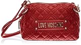 Love Moschino BORSA A SPALLA Donna, Rosso, 19X12X8