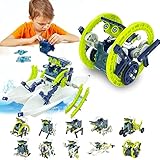 12-in-1 Solare Robot Giocattolo Regalo Bambino Maschio di 8 9 10 11 12 + Anni Ragazzo Compleanno Natale Costruzione Giochi