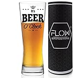 FLOW Barware Set regalo di bicchieri da birra da uomo, bicchieri da birra e tubo regalo, ottimi bicchieri da birra da uomo, regalo divertente per uomini, regalo per uomini/fratelli