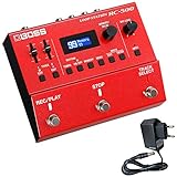 Boss RC-500 - Pedale ad effetto looper a 2 corsie + alimentatore di rete 9 V