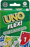 Mattel Games - UNO Flex, gioco di carte per tutta la famiglia, da 2 a 6 giocatori, per serate divertenti, giocattolo per bambini, 7+ anni, HMY99​