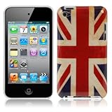 DN UK Flag Style Custodia back cover bandiera Inglese per iPod Touch 4a generazione