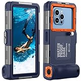 Lanhiem Custodia Impermeabile Subacquea Professionale IP68 15M per iPhone Samsung Huawei Xiaomi,Compatibile con telefoni fino a 6,9 pollici,adatto per immersioni snorkeling surf