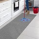 Tappeto passatoia Cucina Lavabile Lucy - Antiscivolo aderisce Perfettamente a Terra Non Piega Si pulisce con straccio - tappeti casa Moderno (50X180, 32)