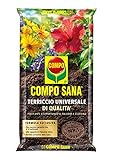 COMPO SANA Terriccio Universale di qualità, Per piante d appartamento, balcone e giardino, 5 l