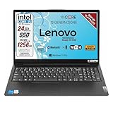 Lenovo, Pc portatile notebook, Cpu Intel i5 13Th, 13420H 8 Core, 24 Gb ram, Full HD 15,6", SSD Nvme da 256 Gb + SSD da 1 TeraByte, webcam, usb C, Win 11 Pro, pronto all uso, garanzia Italia