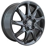 TOYOTA PZ406E067EZG - Cerchio in lega da 16" a 9 razze ritorte, colore: Nero