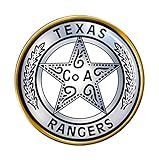 Spilla Texas Ranger Division, Oro, 23mm diameter