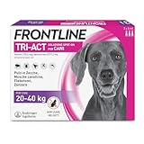 Donazione - Frontline Triact, Cane L (20-40 Kg), Antiparassitario per Cani e Cuccioli di Lunga Durata, Protegge il Cane da Pulci, Zecche, Zanzare, Pappataci e Leishmaniosi, Antipulci 3 Pipette