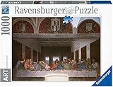 Ravensburger - Puzzle Leonardo l’Ultima Cena, 1000 Pezzi, Puzzle Arte per Adulti e Ragazzi, Quadri Famosi da Esporre, Idea Regalo per Lei o Lui, 70x50 cm