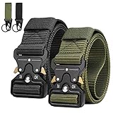 AivaToba Cintura Tattica Uomo Heavy Duty Nylon Cintura Militare Esercito con Fibbia in Metallo a Sgancio Rapido per Caccia Trekking Esercizi Sportive Lavoro