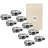 10x Adattatore BNC Maschio RCA Femmina coassiale - Connettore video e s-video - Adaptout marca francese