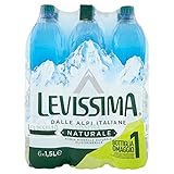 Levissima Acqua Minerale Naturale Oligominerale, 6 x 1.5L