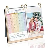 ZEEYUAN Calendario fotografico 2024 – 2025 per le proprie foto, 10 x 15 cm, da inserire calendario da personalizzare