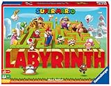 Ravensburger - Labirinto Super Mario, Gioco da Tavolo per Tutta la Famiglia, 2-4 Giocatori, Idea Regalo per Bambini 7+ Anni, Edizione in Italiano