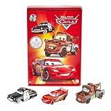 Mattel Disney Pixar Cars- Confezione da 3 Veicoli Radiator Springs, con Macchinine Saetta McQueen, Sceriffo e Cricchetto, Giocattolo per Bambini 3+ Anni, HBW14