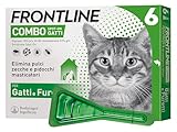 Donazione - Frontline Combo, Antiparassitario per Gatti, Gattini e Furetti di Lunga Durata, Protegge da Pulci, Zecche, Uova, Larve e Anche la Casa, Antipulci - 6 Pipette da 0.5 ml