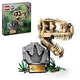 LEGO Jurassic World Fossili di Dinosauro: Teschio di T. Rex Giocattolo, Giochi per Bambini e Bambine da 9 Anni in su Appassionati di Modelli di Dinosauri da Costruire, Kit con Fossile con Ossa 76964