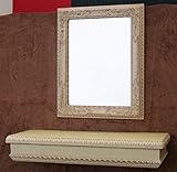 ARREDO SELLI Set MENSOLA E Specchio Bianco PROVENZALE