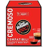Caffè Vergnano 1882 Capsule Caffè Compatibili Lavazza A Modo Mio, Cremoso - 8 confezioni da 16 capsule (totale 128)