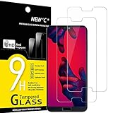 NEW C 2 Pezzi, Vetro Temperato per Huawei P20 PRO, Pellicola Prottetiva Anti Graffio, Anti-Impronte, Senza Bolle, Durezza 9H, 0,33mm Ultra Trasparente, Ultra Resistente