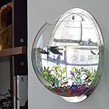 SimpleLife Vaso da parete Montaggio Bolla Acquario Ciotola Pesce Tank Acquario Decorazione della Casa