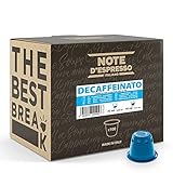 Note D Espresso Caffè Decaffeinato, Capsule Compatibili Soltanto con Sistema NESPRESSO, 100 Caps