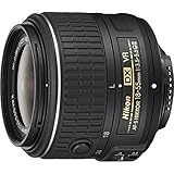 Nikon Obiettivo Nikkor AF-S DX 18-55 mm f/3.5-5.6G VR II, Nero [Versione EU]