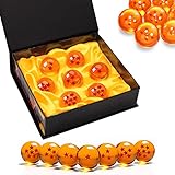 Byhotome Sfere del Dragon Set Completo per Collezionisti in Confezione Regalo, 4,3 CM 7 Ball per Collezioni,Palla di Cristallo,Decorazione Cosplay, Compleanno, Natale, Halloween, Giorno dei Bambini