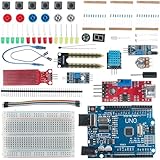 UNO R3 Ultimate Starter Kit Basic Starter Kit con Microcontrollore R3, adatto per Starter Kit UNO R3 (78 pezzi)