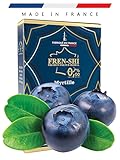 Frenshi Premium - 50 G - Myrtille (Mirtillo, Blueverry) - Sapore Shisha (Senza Ta.bacco, Senza Ni.cotina) Fumo denso. Gusto Narghilè. Made in France