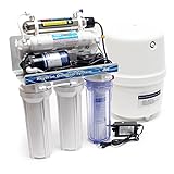 Naturewater Impianto osmosi inversa a 6 stadi 180 l/giorno con chiarificatore UV e pompa di spinta