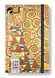 AGENDA KAOS Gustav Klimt " Fregio Stoclet. L attesa " 2023 12 MESI giornaliera 9x14 cm CON ELASTICO + omaggio penna a scatto e segnalibro