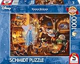 Schmidt Spiele 57526 Thomas Kinkade, Disney, Geppetto s Pinocchio, puzzle da 1000 pezzi, Cartone, Multicolore