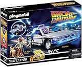 PLAYMOBIL Back To The Future 70317 Delorean con Effetti Luminosi, per Bambini dai 6 Anni