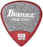 Ibanez PPA16HSG-RD Plettri in plastica, confezione da 6