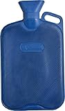 Vagabond Bags 2.7 litri extra large a coste blu bottiglia di acqua calda