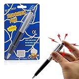 WYFCR Elettrico Pen Shock con la Batteria, Sicuro Fun Prank Shock Elettrico Penne Pen Shock con la Batteria di Divertimento Scherzo, Giocattolo Penna Shock Elettrico Giocattolo Scherzo