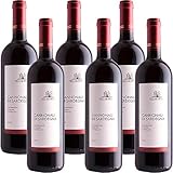 Vino Rosso Cannonau | Sella & Mosca | 6 Bottiglie da 75 Cl | Sardegna | Idea Regalo
