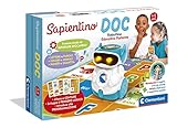 Clementoni Sapientino - Doc Robot - Coding e Programmazione, Robottino Educativo e Interattivo (in Italiano) per Bambini 5 Anni - 17698