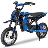 EVERCROSS EV12M Motocicletta elettrica per bambini, Moto Elettrica con Motore 300W, Modalità di Velocità 8/12/25 KMH, 15KM Long-Range, Pneumatico 12  , Moto Cavalcabile per Età 3-12 Bambini