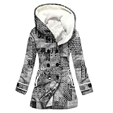 SCBFDI Moda Donna Cappotto Donna Invernale Piumino Donna Invernale Saldi Giubbotto Pesante Donna Cappotto Fay Donna Piumini Donna Molto Caldi Cappotto Donna Invernale Curvy Cappotti Grigio Xl